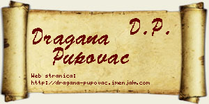 Dragana Pupovac vizit kartica